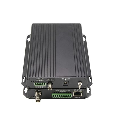 Multifiber-Dienstleistungskonverter Analogvideo RS232/RS422 Daten 10/100M Ethernet BiDI DC5V