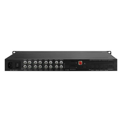 Analog-Video-Optischer Konverter Einzelmodus Multimode FC ST SC Port 1U Rack