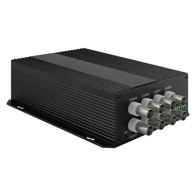CCTV Analog Video Datenoptischer Konverter SECAM Kompatibel mit 8-Port SC/ST/FC Faser