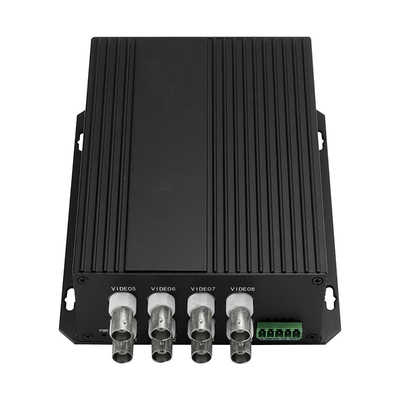CCTV Analog Video Datenoptischer Konverter SECAM Kompatibel mit 8-Port SC/ST/FC Faser