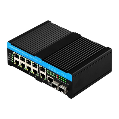 8 Anschlüsse 2.5G Industrial Poe Switch, 90w Netzwerk POE++ Managed Switch