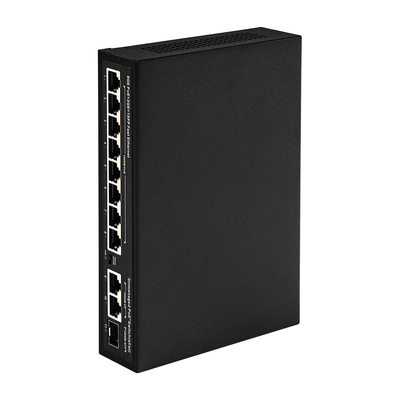 120 W Unmanaged POE Switch 8 PoE 10/100/1000Mbps + 2 LAN 10/100/1000Mbps + 1SFP 100/1000M