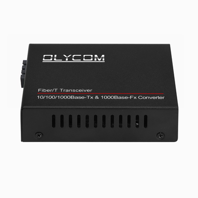 10/100/1000M Single Fiber Duplex SC Connector 80KM Fiber Medienwandler optische Faser zu RJ45 Wandler