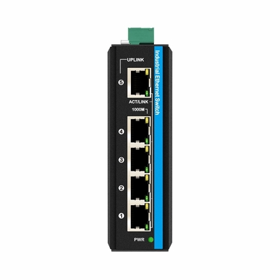 Mini-5-Port-Industrial-Ethernet-Switch 4 RJ45-Port zu 1 Uplink-RJ45-Gigabit-Unmanaged-Switch dc12v/24v Eingang
