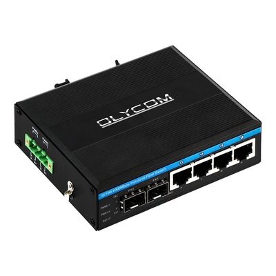 10/100/1000mbps Gigabit-managed Poe-Switch mit 2 sfp-Slot-Din-Rail-Ethernet-Switch