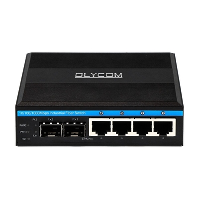 10/100/1000mbps Gigabit-managed Poe-Switch mit 2 sfp-Slot-Din-Rail-Ethernet-Switch