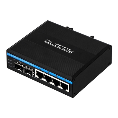 10/100/1000mbps Gigabit-managed Poe-Switch mit 2 sfp-Slot-Din-Rail-Ethernet-Switch