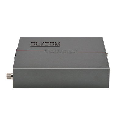 PoE-Medienumrichter Fast Ethernet Single-Mode Faser 30W Budget Unmanaged DC48V Eingang