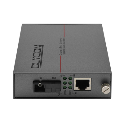 PoE-Medienumrichter Fast Ethernet Single-Mode Faser 30W Budget Unmanaged DC48V Eingang