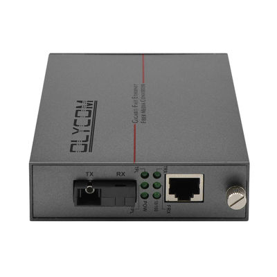 PoE-Medienumrichter Fast Ethernet Single-Mode Faser 30W Budget Unmanaged DC48V Eingang