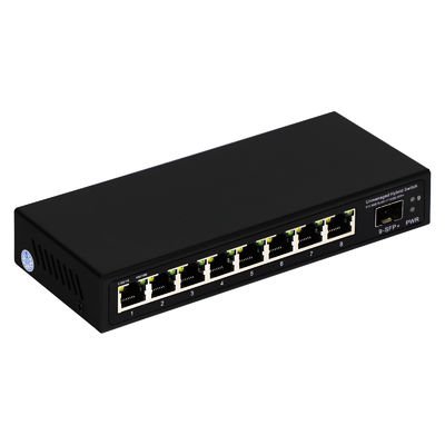 9-Port Unmanaged 2,5G Ethernet Switch mit 10G Uplink SFP Port und 60 Gbit/s Backplane-Bandbreite