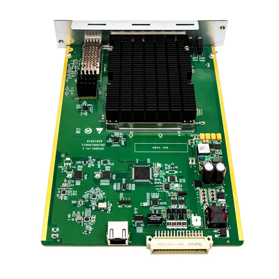 100G Kohärente OTU-Karte 1*QSFP28 bis 1*DWDM 100G CFP DCO OEO Board C Band 50GHz