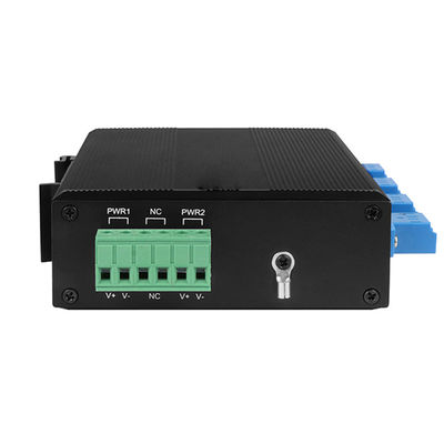 Industrielle optische Umgehungseinheit Ein-Modus-LC-Anschluss 12V 24V 48V Din CE montiert
