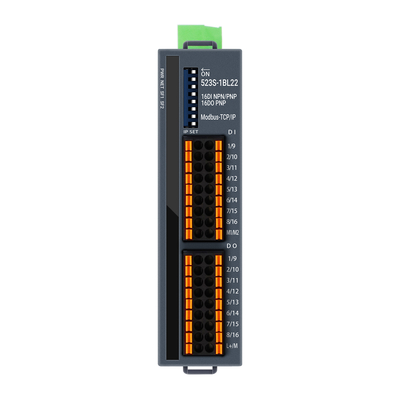 PLC-Modul Modus-TCP/IP I/O-Modul 100Mbit/s 24VDC-Eingang 16DI +16DO IP20 Din Rail