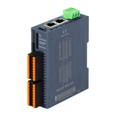 Industrieferngesteuerte E/A-Modul PLC Modul Modbus-TCP/IP I/O Modul 100Mbit/s 24VDC Eingang 16DI +16DO IP20 Din Rail