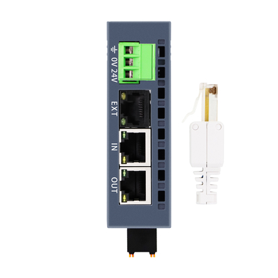 Industrie-EtherCAT I/O-Slave-Modul 16 Port 24V Gleichspannung DIN Rail Dual RJ45 Port IP20