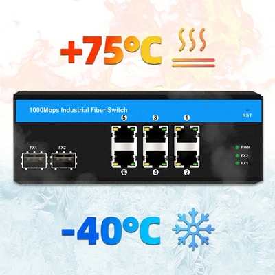 8 Gigabit-Anschluss nicht verwalteter Schalter Ethernet-Poe-Schalter DC48V