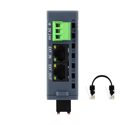EtherCAT Bus PLC IO Modul Fernsteuerbare EtherCAT Erweiterbare Kupplung 16DI+16DO Din-Rail I/O Modul