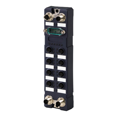 Robuste IP67 Wasserdichte 8 Port Gigabit Industrial Ethernet Switch verwaltete M12 Eisenbahn Ethernet Switch