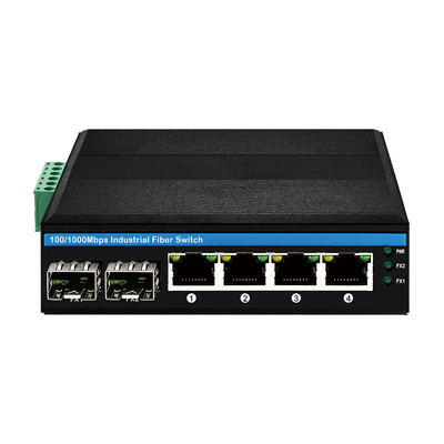 Olycom Solar PoE Switch 4 Port DIN Rail Gigabit Unmanaged DC24V Eingang