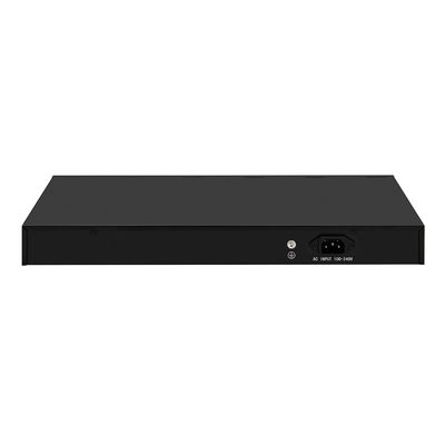 24 Port 10G L3 Managed Fiber Switch mit 8 Gigabit Combo SFP/RJ45 1U Rack 220V Wechselstrom-Eingang