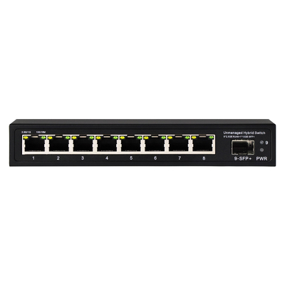 10G Ethernet-Switch Unmanaged Netzwerk-Switch 8*2.5G RJ45+1*10G SFP-Ports