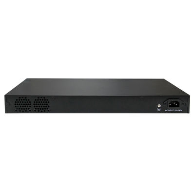 48 Port Gigabit L3 Managed Network Switch 10G Fiber Uplinks Single AC Input auf Basis von Realtek