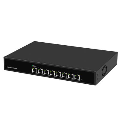 Unmanaged Rack Mounted 10G Ethernet-Switch mit AC100V-240V Strom-Eingang und 1G/2.5G/5G Kompatibilität