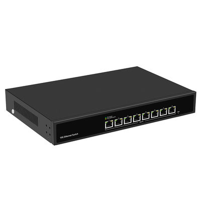 Unmanaged Rack Mounted 10G Ethernet-Switch mit AC100V-240V Strom-Eingang und 1G/2.5G/5G Kompatibilität