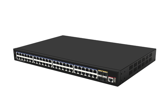 48 Port 10G Poe Switch L3 Managed Ethernet Switch mit 48*Gigabit Poe Ports+4*10G Sfp+ Ports