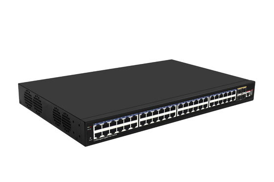 48 Port 10G Poe Switch L3 Managed Ethernet Switch mit 48*Gigabit Poe Ports+4*10G Sfp+ Ports