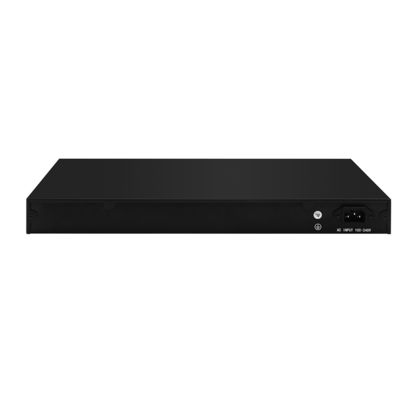 24 Anschlüsse 2.5G PoE Managed Switch 10G Fiber Uplink L3 Layer 400W Budget AC Eingang CE