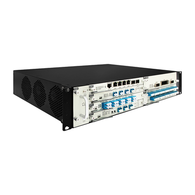 19" 2U DWDM-Optische Übertragungssystem mit EDFA OTU DCM-Karte Wdm-Übertragungssystem