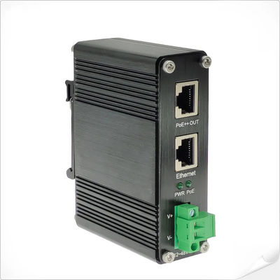 Industrielle 90W 802,3bt PoE++ Injektor Gigabit DC12V DC24V DC48V Eingang Mini Größe