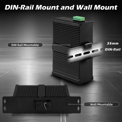 16 Port Managed Industrial Ethernet Switch 8RJ45+8SFP POE Switch mit 4*RS485+2*CAN BUS