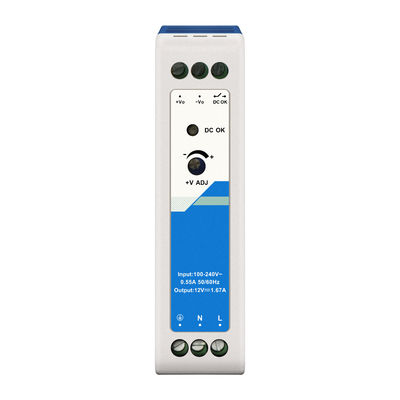 12V Din Stromversorgung 20W 1.67A Kunststoff-AC/DC-Eingang CE UL Industrieklasse