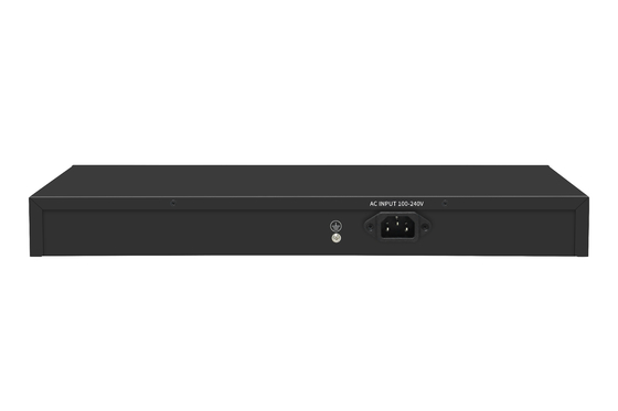 16 Port Gigabit Ethernet-Schalter Af/at Poe-Schalter AC 100-240V Leistungsaufnahme