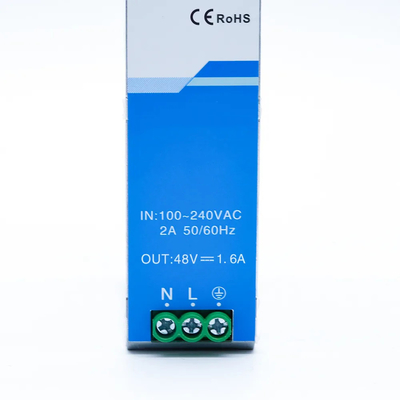48V Hutschienen-Industrie-Netzteil 1,6A 75W 76,8W CE UL-zertifiziert AC/DC-Eingang