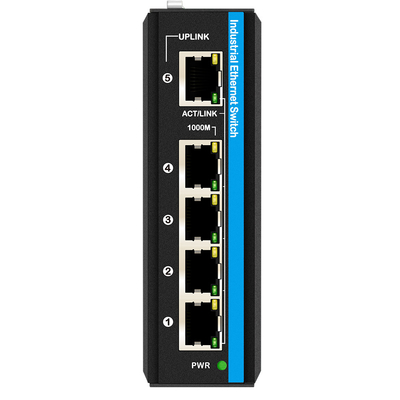 Solar- oder Batteriebetriebene PoE-Schalter 4 Port Gigabit-Netzwerk Dual 12V/24V/48VDC Eingang CE