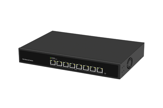 8-Port 10G Ethernet Switch 8*10G Ethernet Ports Unterstützt 100/1000M/2500M/5G/10G
