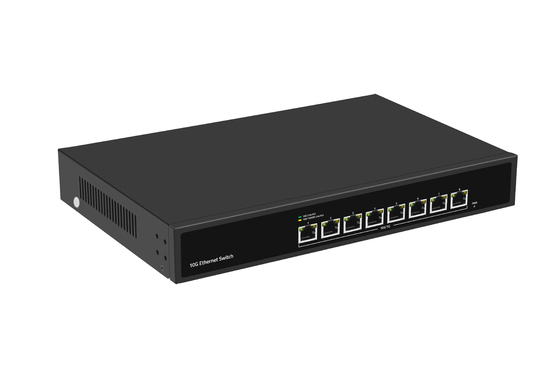 8-Port 10G Ethernet Switch 8*10G Ethernet Ports Unterstützt 100/1000M/2500M/5G/10G