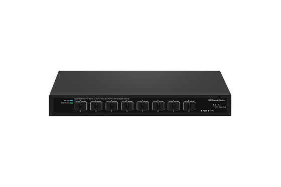 10G SFP+ Glasfaser-Switch 8*10G SFP+ Glasfaser-Ports unterstützen 1,25G/2,5G/10G