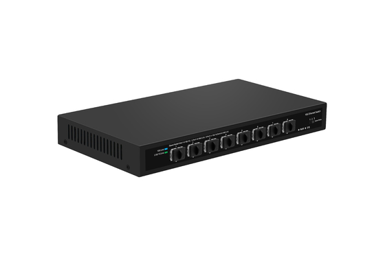 10G SFP+ Glasfaser-Switch 8*10G SFP+ Glasfaser-Ports unterstützen 1,25G/2,5G/10G