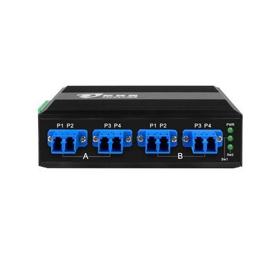 2x2B Glasfaser-Bypass-Schalter mit LC/SC-Stecker und SM/MM-Fasertyp für optischen Netzschutz