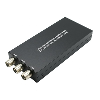 4-Kanal-Standarddefinition Analog BNC auf Faser mit RS485 20KM Videooptikumwandler
