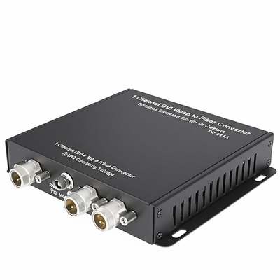 1-Kanal DVI-Video-zu-Glasfaser-Konverter Datenübertragung von der Steuerzentrale zur Kamera DC 5V1A Betriebsspannung