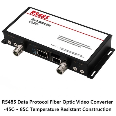 RS485 Datenprotokoll Glasfaser-Videokonverter -45 °C～ 85 °C temperaturbeständige Konstruktion