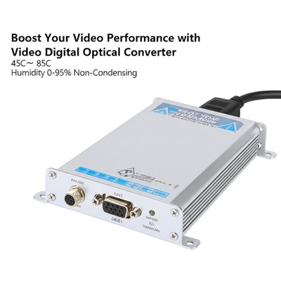 Steigern Sie Ihre Videoleistung mit dem Video Digital Optical Converter -45°C bis 85°C, Luftfeuchtigkeit 0-95% nicht kondensierend