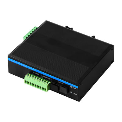 Industrieller optischer Konverter RS485 RS422 RS485 Serien-zu-Faser-Medien-Konverter Glasfasermodem
