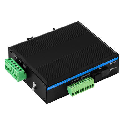 Industrieller optischer Konverter RS485 RS422 RS485 Serien-zu-Faser-Medien-Konverter Glasfasermodem
